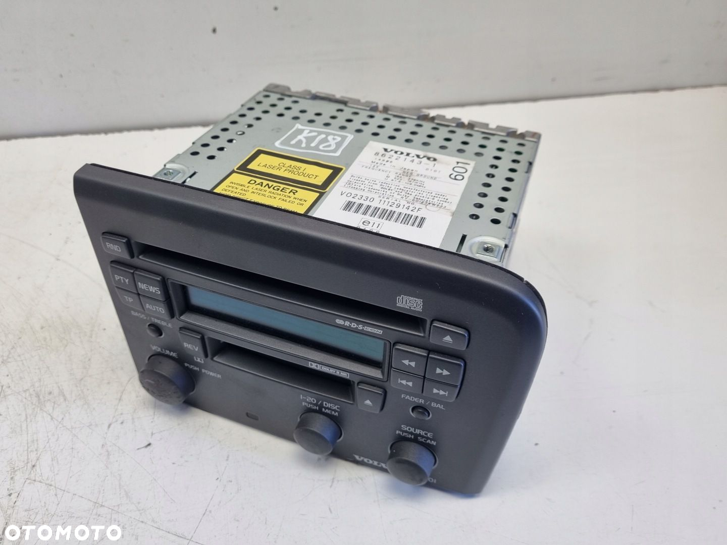 Volvo S80 I RADIOODTWARZACZ Radio CD 8622143 8622143-1 - 3