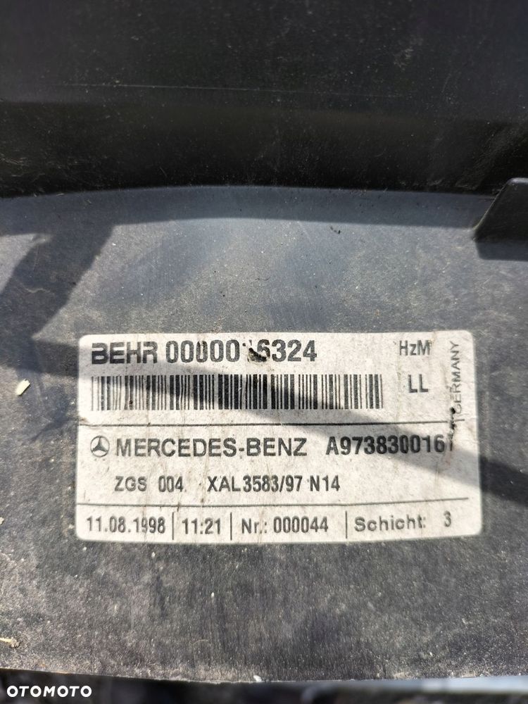 mercedes-benz oe a9738300161 nagrzewnica dmuchawa - 2