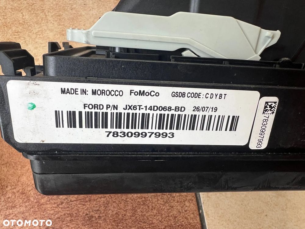 ZESTAW STAROWY DO ODPAŁKI LICZNIK KOMPUTER STACYJAK BCM ABS FORD FOCUS MK4 1.0 ECOBOOST JX7T-14F094-BAA JX6A-12A650-BJA JX6T-156004-ECG JX6T-14D068-BD ORYGINAŁ 2019 ROK  EUROPA - 10