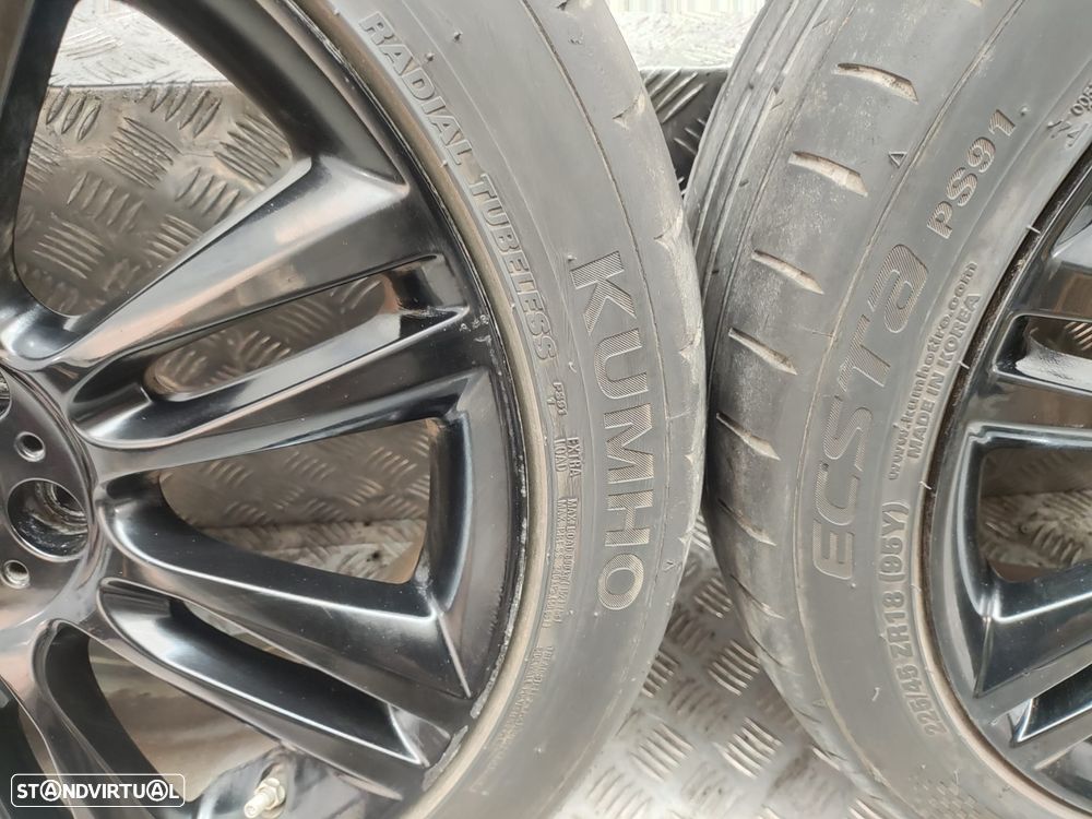 Conjunto de jantes 18 Matrix Jaguar XE X760 7,5J ET46 5x108 Original - 16