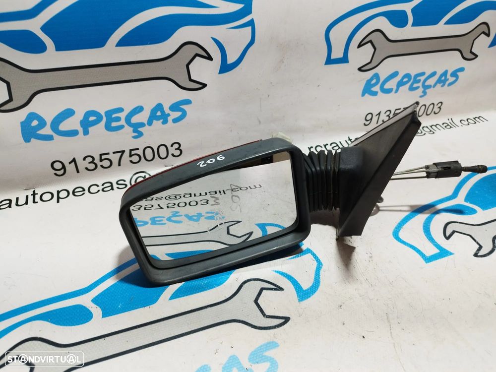 ESPELHO RETROVISOR ESQUERDO PEUGEOT 405 8148J1 MANUAL AQUECIDO ESPELHOS RETROVISORES - 7