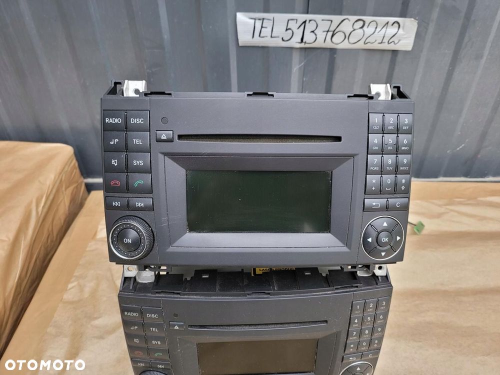 MERCEDES RADIO PO LIFCIE B KLASA A KLASA W245 W169 NIE ZAKODOWANE - 1