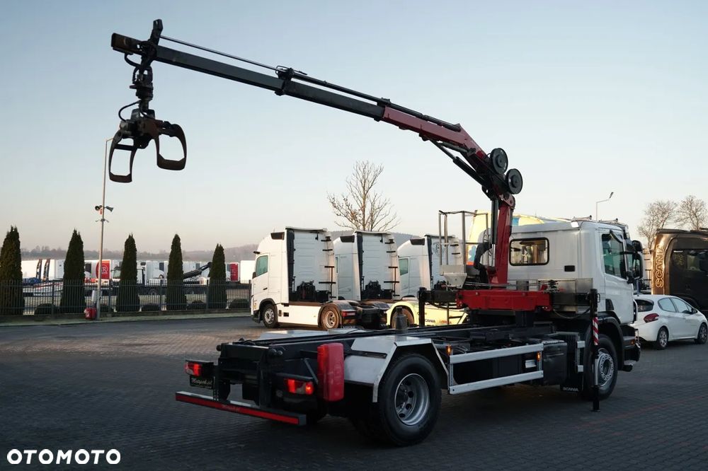 Scania P 280 / 4X2 / RAMA - 4,9 M / + HDS HMF 635 / UDŹWIG 1 500 KG / MAX WYSÓW 6,9 M / CHWYTAK / - 8