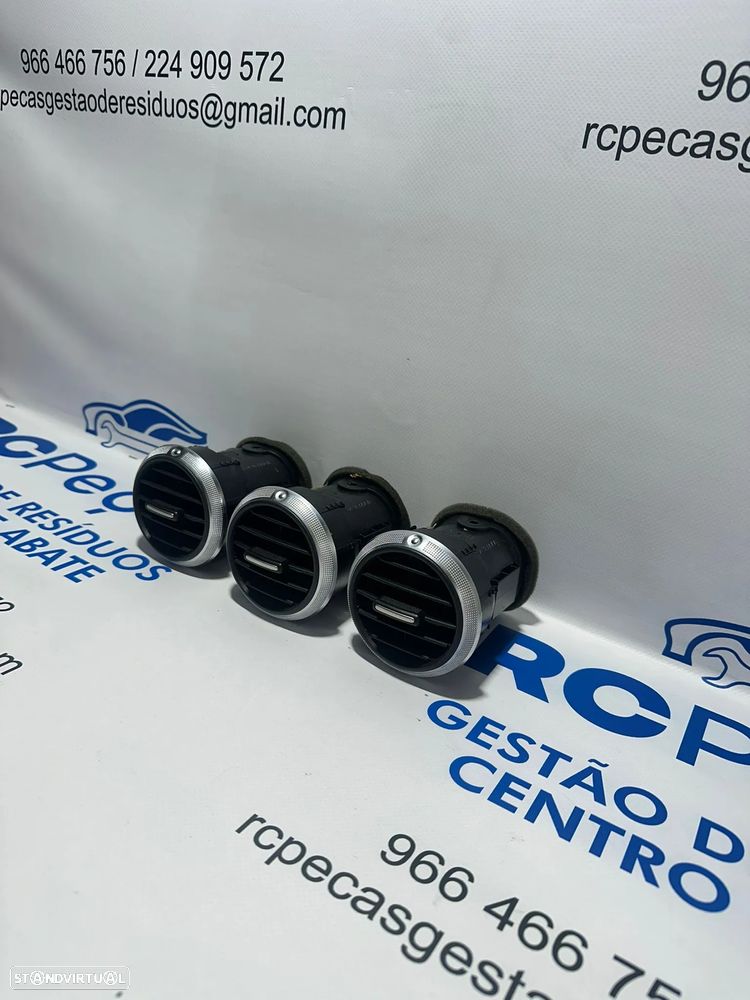 .Conduta Grelha Central Ar Condicionado Sofagem Original VW Audi A3 8P 8P0820901C 2003 - 2013 - 3