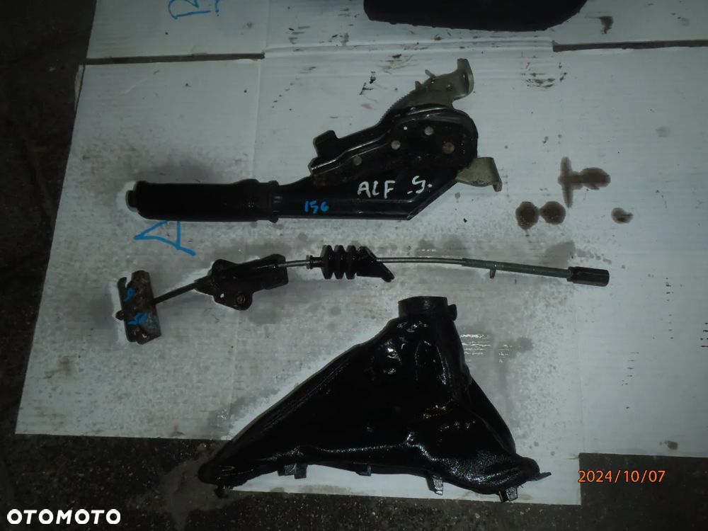 lewarek linka osłona mata dziwignia ręcznego tunel boczek tapicerka drzwi alfa romeo gtv spaider 147 156. - 18