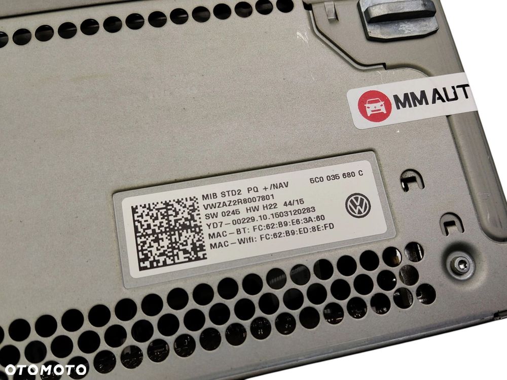 RADIO VOLKSWAGEN TIGUAN I 5N LIFT (2011-2016) 2.0 TDI 150KM 5C0035680C - 4