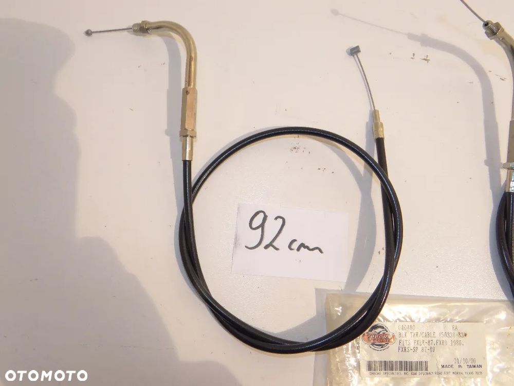 Harley Davidson FXLR FXRD FXRS Linki gazu linka otwierająca + zamykająca powrót N1607 - 2