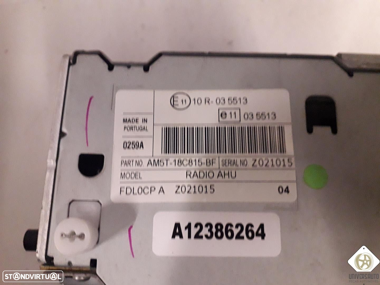 SISTEMA AUDIO / RADIO CD FORD C-MAX II 2011 - 4