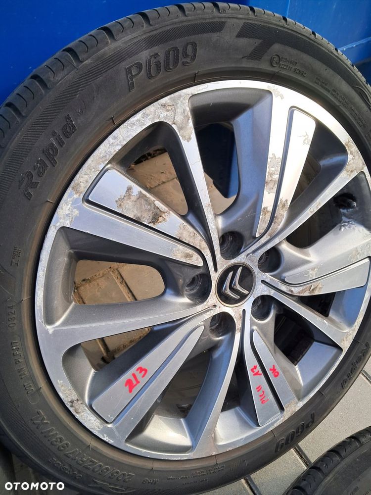 citroen c4 grand picasso ii felgi aluminiowe 5x108 e50 9677090377 - 9