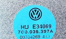 vw touareg iii 760 głośnik deski konsoli 7c0035397 - 2