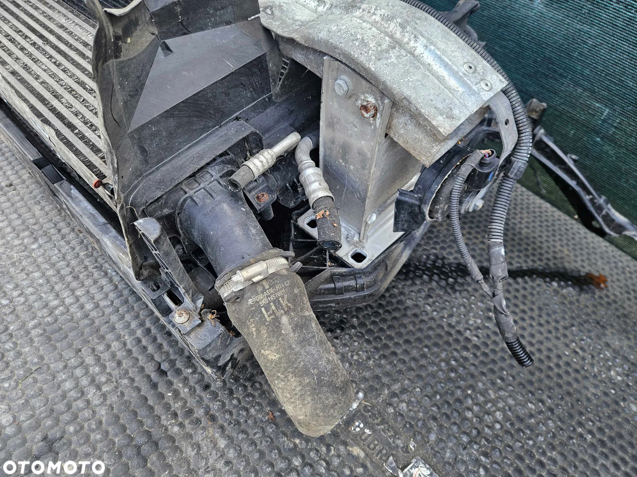 Pas Przedni Wzmocnienie Czołowe Belka Zderzaka Chłodnice Intercooler Wentylator 1.8 2.0 TFSI 2.0 TDI AUDI A4 B8 - 16