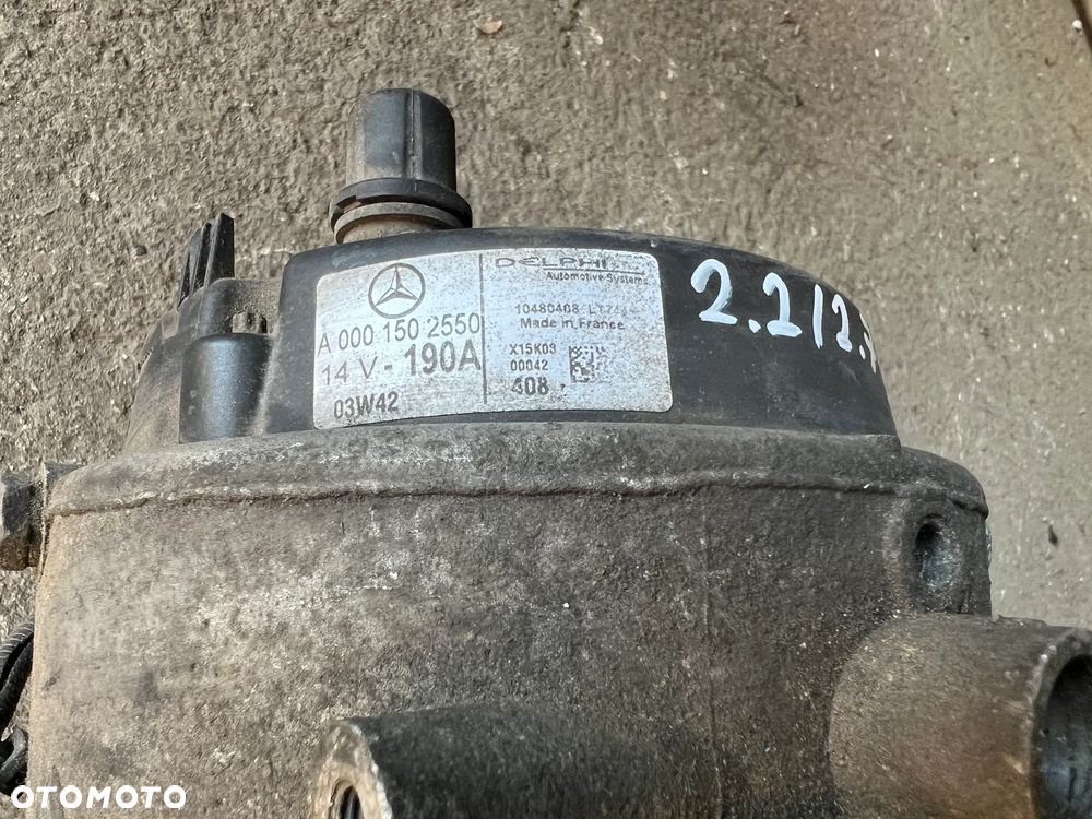 Alternator DELPHI 2.2 CDI 2.7 CDI 190A 6PK A0001502550 - 2