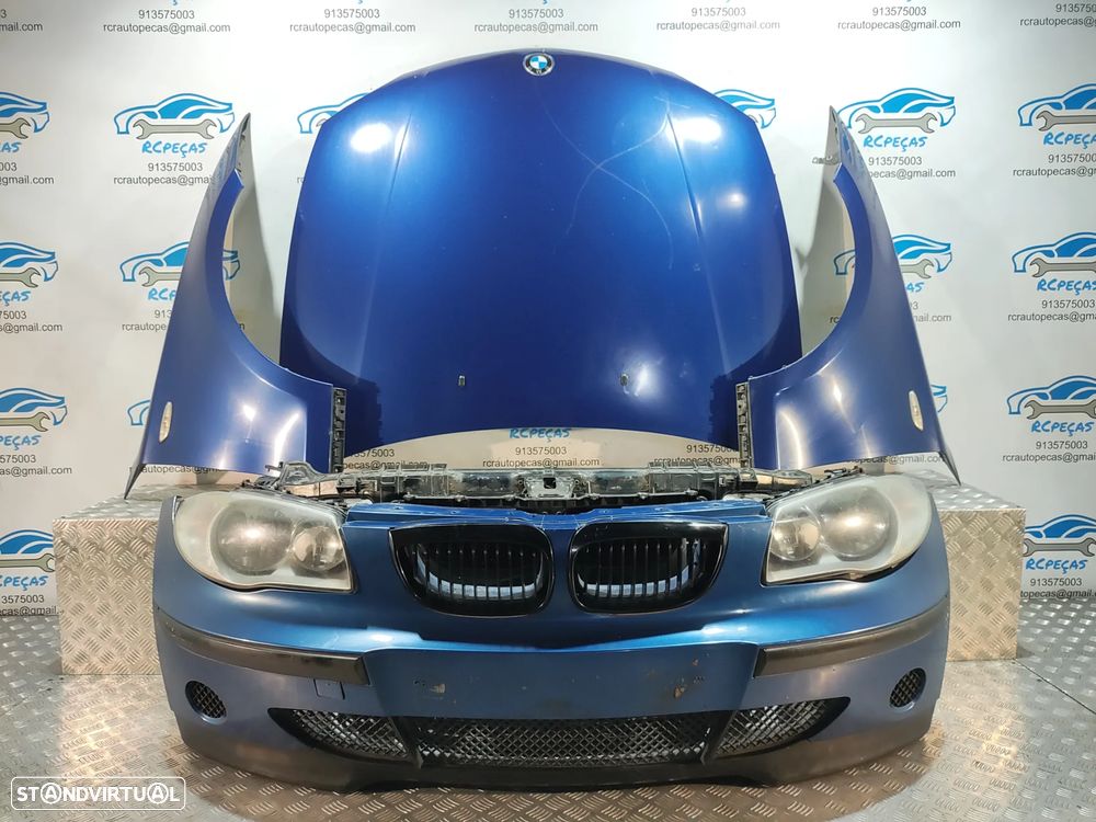 FRENTE COMPLETA BMW SERIE 1 E87 E81 PRE-LCI CAPOT PARACHOQUES GUARDA-LAMAS OTICAS RADIADOR VENTILADOR FRENTE FIBRA REFORÇO - 1
