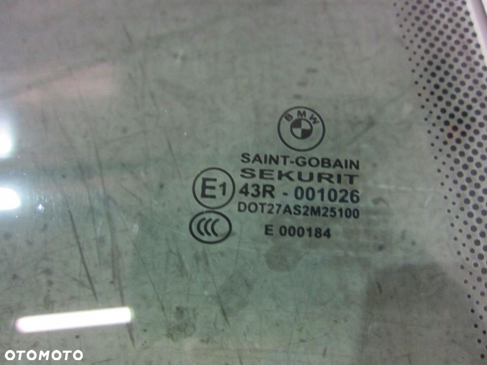 BMW 6 F06 6 SZYBA BOCZNA DRZWI TYLNYCH PRAWY TYŁ 7275402 51357275402 - 5