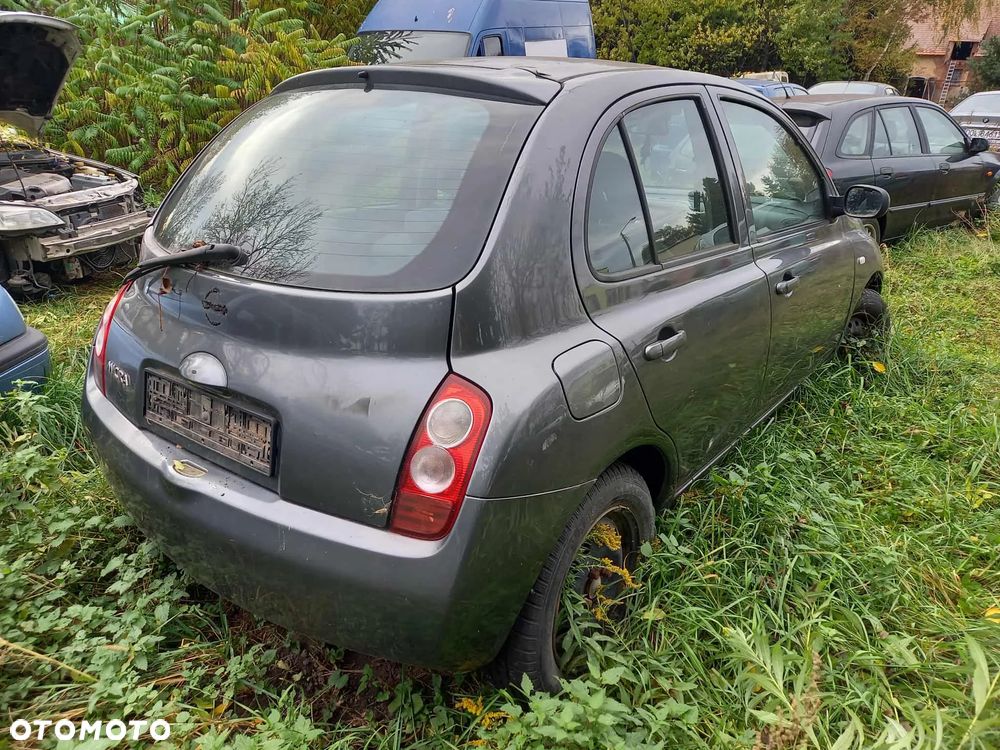 części do Nissan Micra K12 1.5 dci 2002r maska zderzak drzwi lampa szyba fotele skrzynia - 4