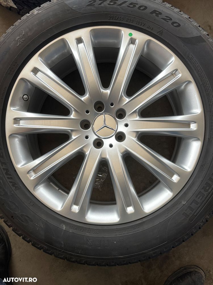 Vând jante originale Mercedes GL pe 20” noi cu anvelope noi de iarnă - 3