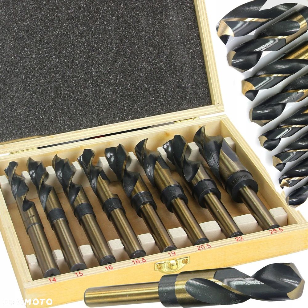 Zestaw wierteł do metalu Mar-pol 30611 8 sztuk - 6