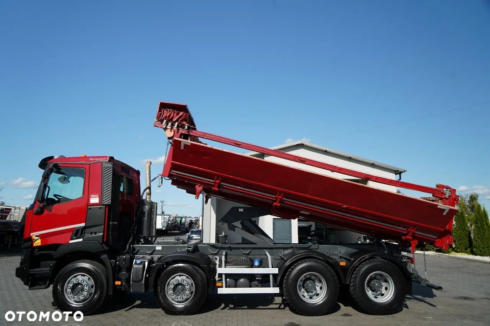 Renault C 430 / 8x4 / WYWROTKA  DWUSTRONNA - 6M / HYDROBURTA / KLAPODRZWI / OPONY 100% / SPROWADZONY - 16