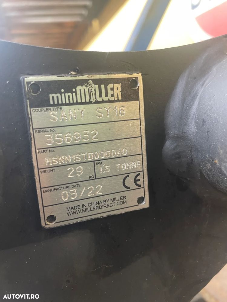 Sistem rapid de prindere Cupe excavator pentru excavator de 1.5 Tone - 9
