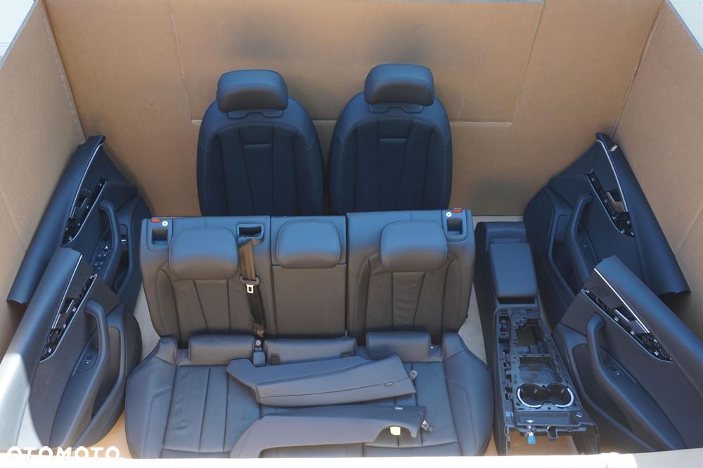 FOTELE KANAPA BOCZKI TUNEL AUDI A4 B9 8W SEDAN SKÓRA GRZANE NOWE - 11