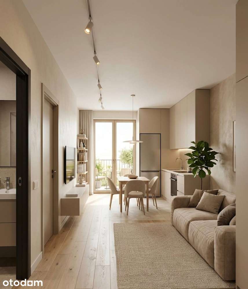 Mieszkanie 2-pokojowe | 42,12 m² | 2. piętro | Stan deweloperski