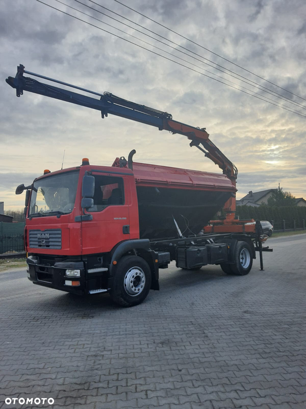 MAN TGM 18.280, wywrotka z HDS