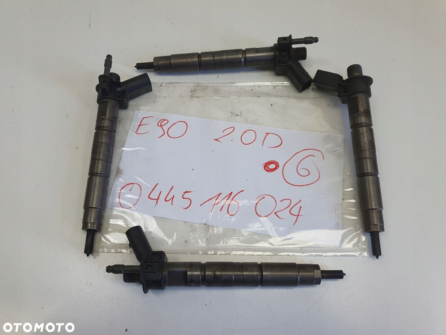 BMW E87 E90 2.0 D WTRYSKIWACZ wtrysk 0445116024 - 2