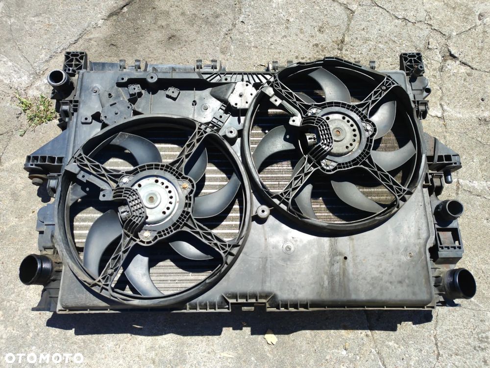 chłodnica wody klimy intercooler + wentylatory do Fiat ducato III Lift 14-22r 2,0hdi EURO6 BOXER 14-22r - 1