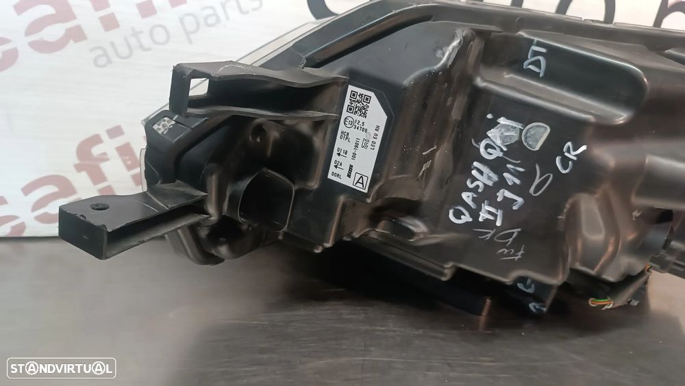 OTICA / FAROL LED NISSAN QASHQAI J11 FASE 2 FACELIFT - DIREITO 100-19011 (2 APOIOS PARTIDOS) - 10