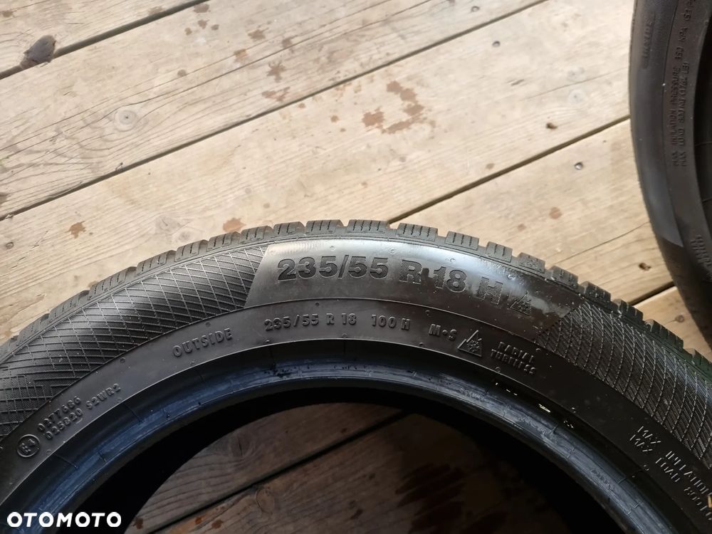 Opony Continental WinterContact TS850P 235/55R18 2021/17r, 8/6,5mm bdb stan - 13