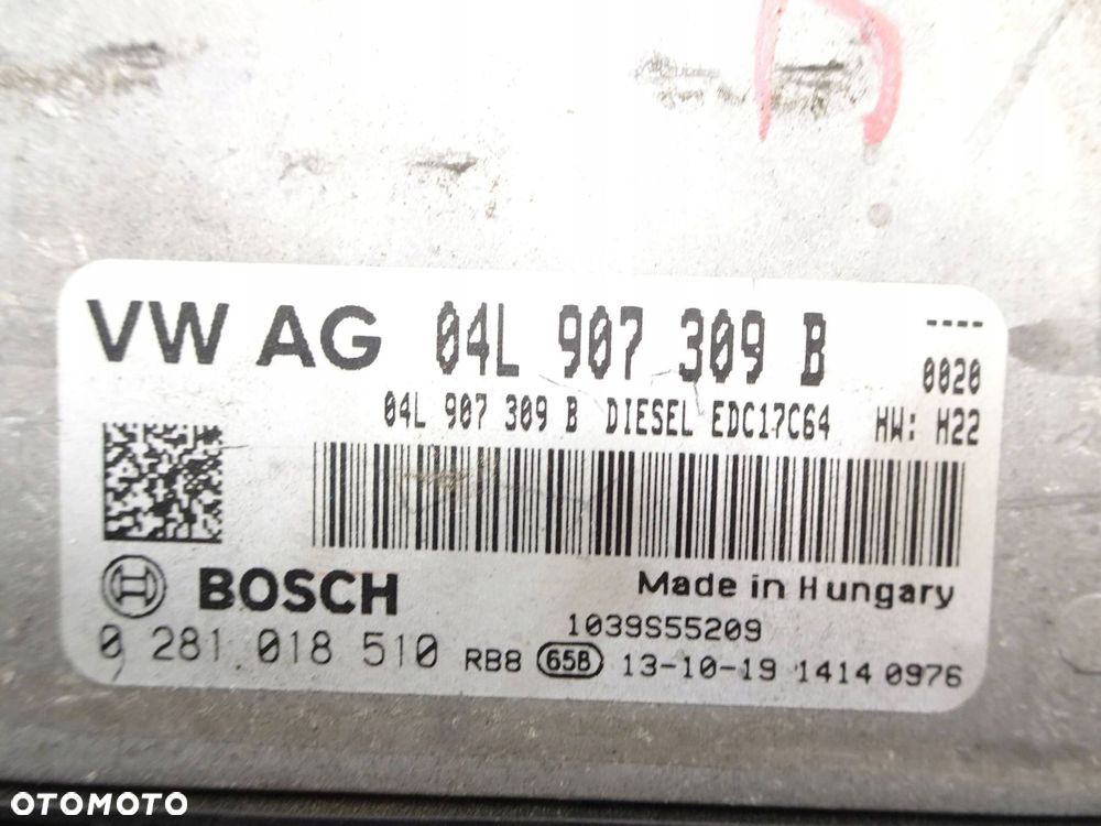 sterownik silnika vw golf vii seat skoda audi 1.6 td - 4