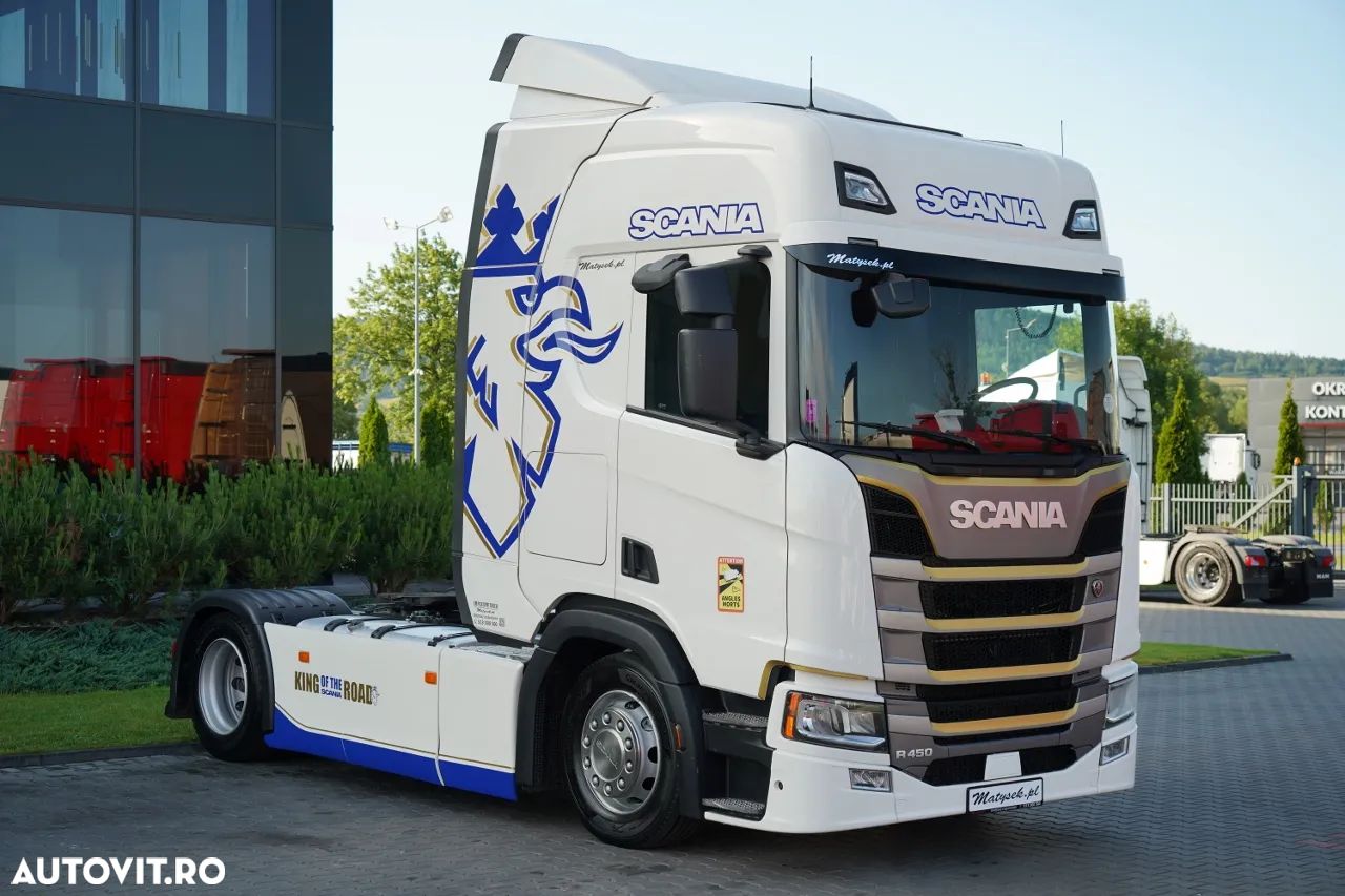 Scania R 450 / MEGA / RETARDER / PLATĂ JOSĂ / CONTRACT DE SERVICE POST-SERVICE - 1