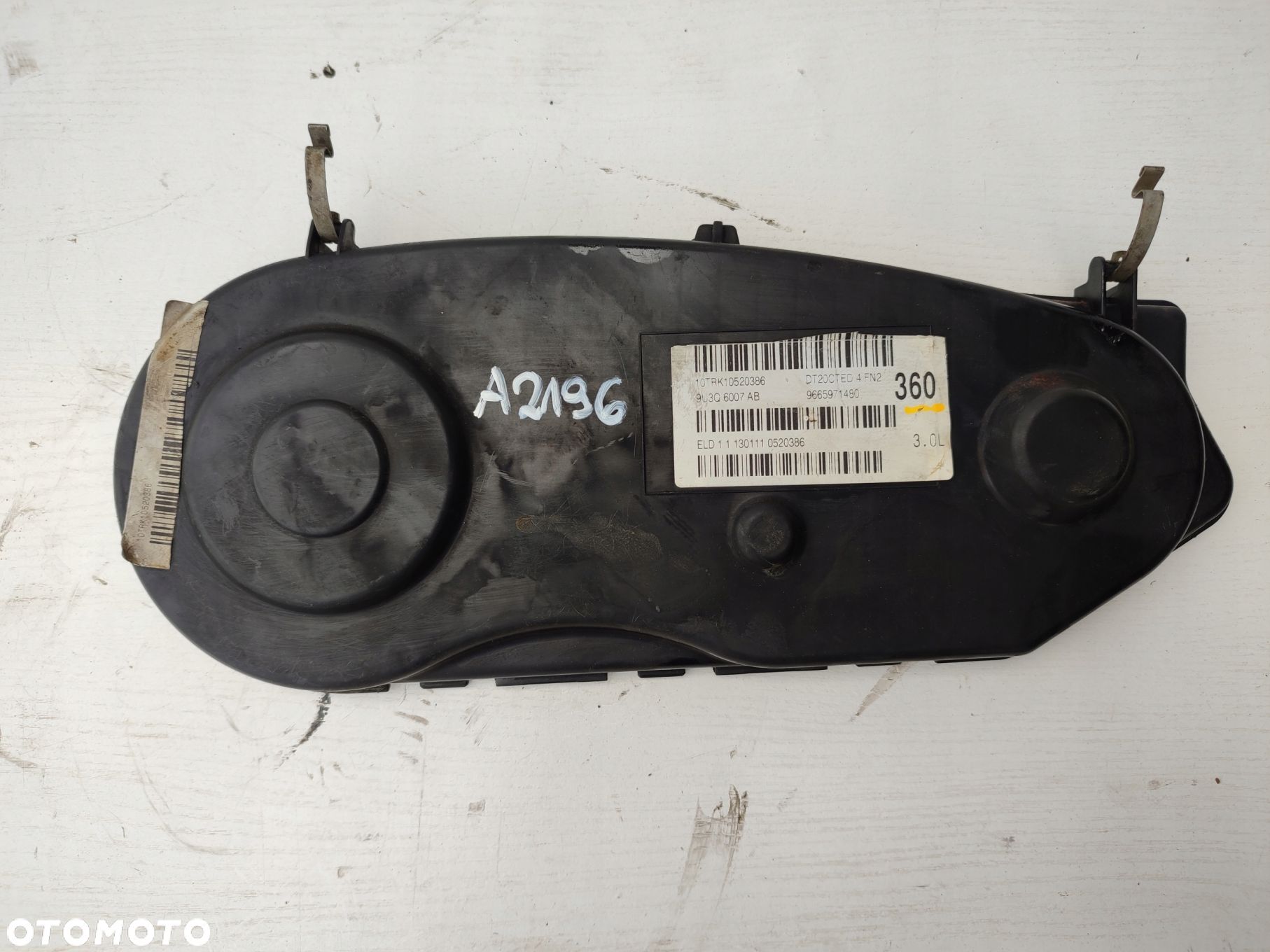 Osłona rozrządu CITROEN C5 III X7 JAGUAR XF 3.0D 9U3Q6007AB - 1