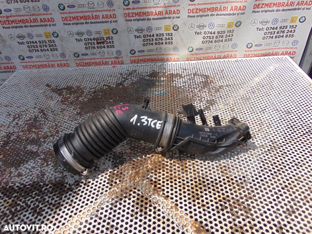 Tub admisie aer Renault 1.3tce megane 4 scenic 4 Duster 1.3 furtun turbo qashqai clio cod 165767385r - 1