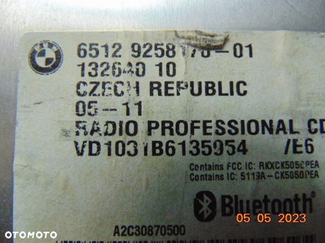 BMW E87 E90 Z4 E89 X1 E84 RADIO PROFESSIONAL CD - 5