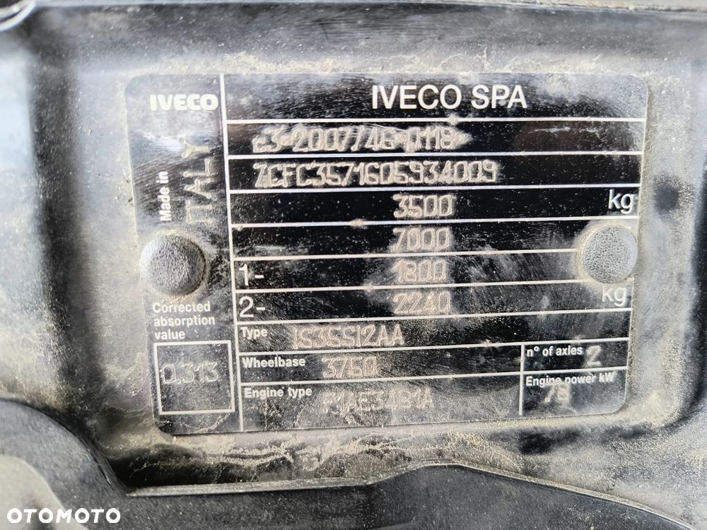 Iveco Daily 35s11 pocztowy POCZTA UPS DHL SPRINTER 308 FOOD TRUCK Autosklep - 18