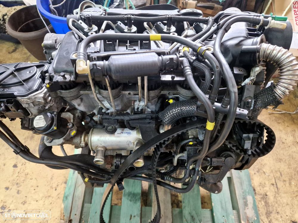 Motor usado para peças 9H02 PEUGEOT PARTNER 1.6 HDI 90CV CITROEN 9HX 9HY 9HZ - 2