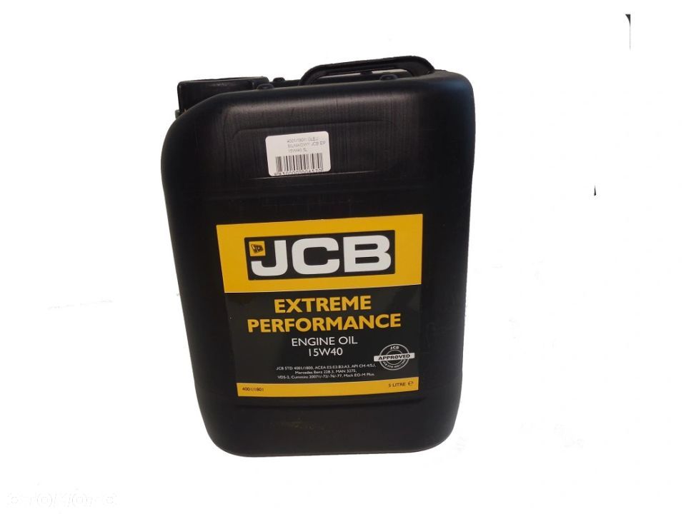 Olej silnikowy JCB EP 15W40 - 5L ORYGINAŁ JCB - 1