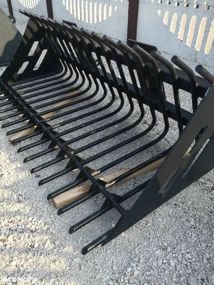 Łyżkokrokodyl objętościowy palony 200 cm mocowanie JCB - 7