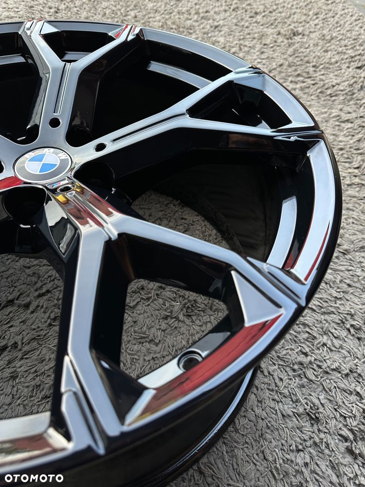 Oryginalne felgi BMW 21 M pakiet 5x112 X5 G05 X6 G06 Styling 741 9.5j ET37 IS37 10.5j ET43 IS43 8071998 alufelgi 8071999 SUV Czarne Black Piano oryginał WZ 741M wzór style - 14