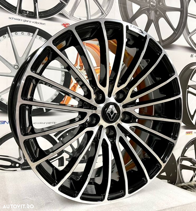 Jante Renault Arkana, Austral, Megane, Latitude, Kadjar, Scenic, Talisman, 18 inch, noi - 3
