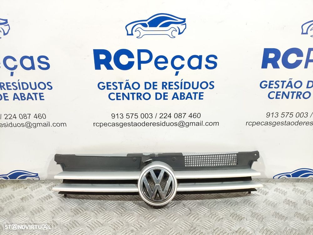 Grelha Central Pará-choques Frente Frontal VW Golf MK4 Original - 2