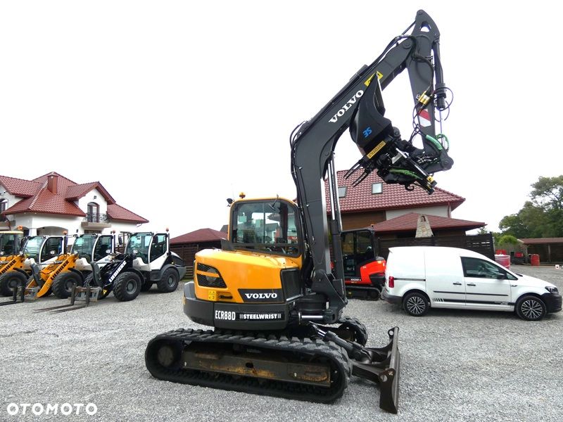 Volvo ECR88D ROTOTILT ZE SZCZYPCAMI / Super Stan / Nowe podwozie / - 13