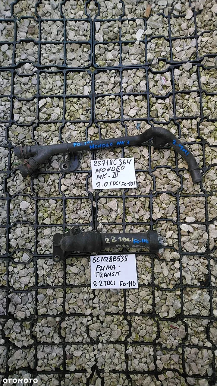 FORD / VOLVO TERMOSTAT / KRÓCIEC WODNY / POMPA WODY / MAGISTRALA / RURKA WODNA OBUDOWA TERMOSTATU - 3