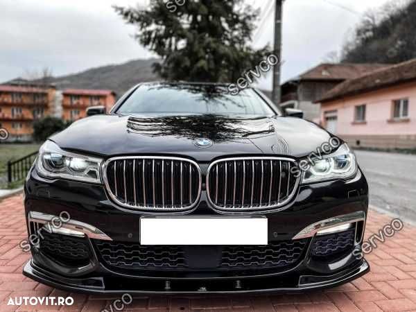 Prelungire lip bara fata Bmw Seria 7 G11 G12 M Pachet 2015-2018 Maxton - 14
