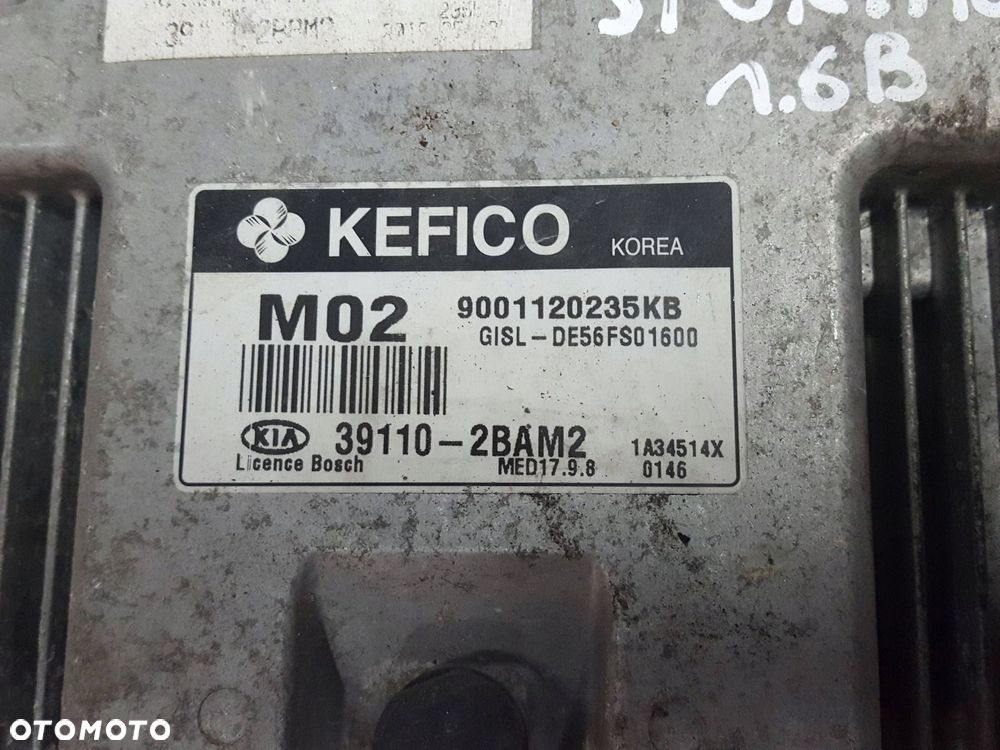 KIA SPORTAGE 3 III 10-15r 1.6 GDI KOMPUTER STEROWNIK SILNIKA 39110-2BAM2 - 2