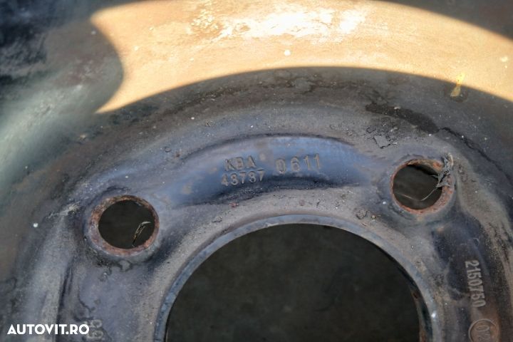 Roata de rezerva R15 2150750 6JX15H2 ET23 KFZ8055 185/55 R15 2150750 - 3