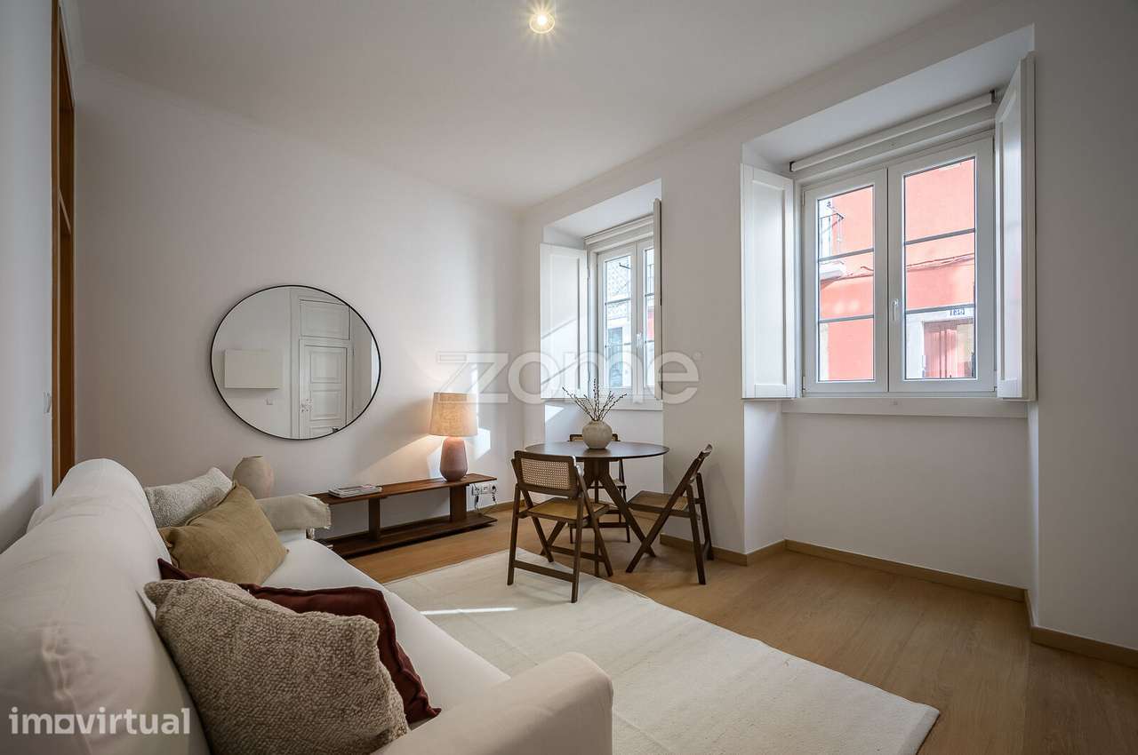 Apartamento T1+1 mobilado, com área exterior para arrendar, na Estr... - Grande imagem: 3/20