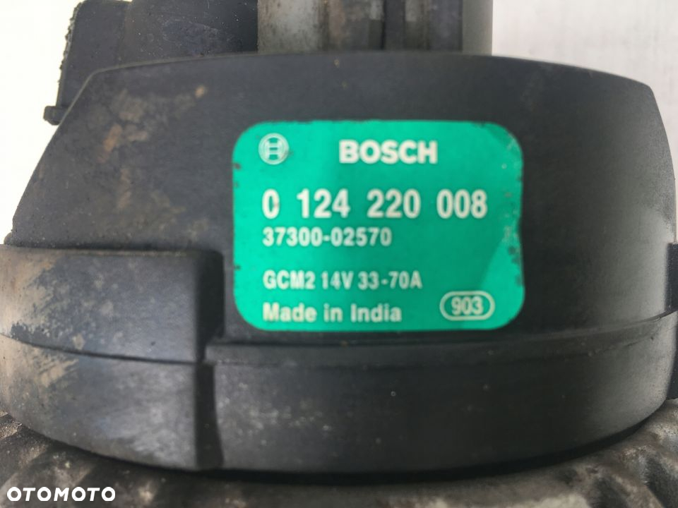 HYUNDAI I10 1.1B ALTERNATOR BOSCH 0124220008 - 2