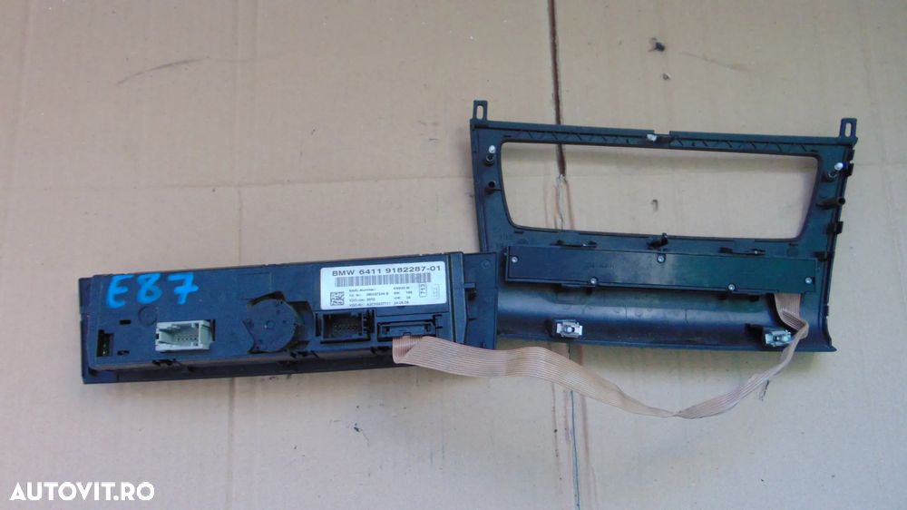 Panou comanda clima AC BMW seria 1 E87 an 2009 facelift cod 64119182287 - 5